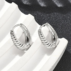 Brass Hoop Earrings&nbsp;EJEW-D320-15P