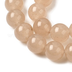 Natural White Jade Beads Strands&nbsp;G-H348-8mm-02