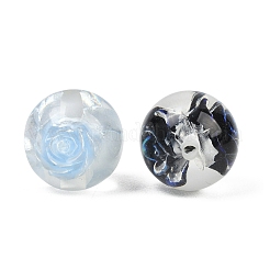 Transparent Resin Inner Flower Beads&nbsp;RESI-C070-16