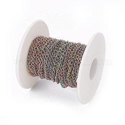 Ion Plating(IP) 304 Stainless Steel Curb Chains&nbsp;CHS-I003-P01