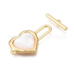 Brass Toggle Clasps&nbsp;KK-N233-144LG