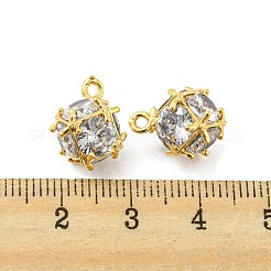 Brass Charms&nbsp;KK-D090-06G
