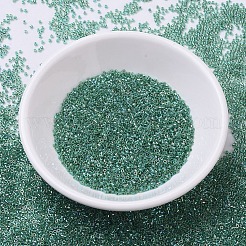 MIYUKIデリカビーズ  シリンダー  日本製シードビーズ  11/0  (db0060) ライムラインクリスタル ABS  1.3x1.6mm  穴：0.8mm  約20000個/袋  100 G /袋&nbsp;SEED-J020-DB0060
