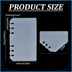 PP Binders Index Divider Sheets&nbsp;AJEW-WH0651-40B