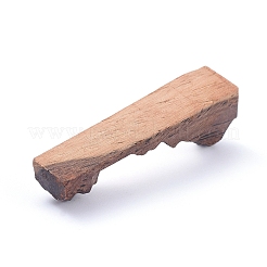 未完成の白檀山  diyエポキシ樹脂用  uv樹脂ジュエリー装飾作り  バリーウッド  40x9x12mm&nbsp;LS-DIY-E032-01C