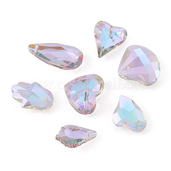 70Pcs 7 Style Electroplate Faceted Glass Pendants&nbsp;EGLA-TA0001-11