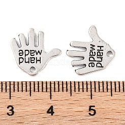 Tibetan Style Alloy Hand Carved Word Hand Made Charms&nbsp;LS-TIBEP-O009-31