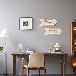 8Pcs Arrow Shape Unfinished Wooden Blank Plaque&nbsp;WOOD-CA0001-86