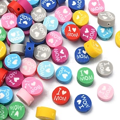 100Pcs 10 Colors Handmade Polymer Clay Beads&nbsp;CLAY-YW0001-64