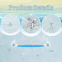 ABS Plastic Beads Ribbons&nbsp;OCOR-WH0066-82B