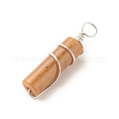 Natural Topaz Jade Pendants&nbsp;PALLOY-JF01575-05