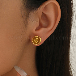 Brass Flower Stud Earrings&nbsp;IE2637