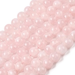 Natural Madagascar Rose Quartz Beads Strands&nbsp;G-B167-A05-10mm
