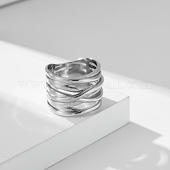 Cross 304 Stainless Steel Finger Rings&nbsp;FS-WG16BAC-04