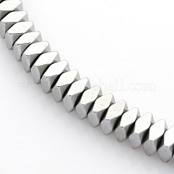 Electroplate Non-magnetic Synthetic Hematite Beads Strands&nbsp;X-G-O009-A01