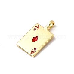 Rack Plating Brass Pendants&nbsp;X1-KK-A268-01G-01