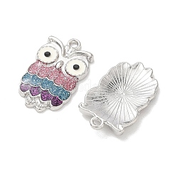 Alloy Enamel Pendants&nbsp;PALLOY-A037-02G