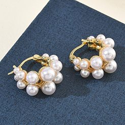 Brass Hoop Earrings for Women&nbsp;EJEW-A168-23G
