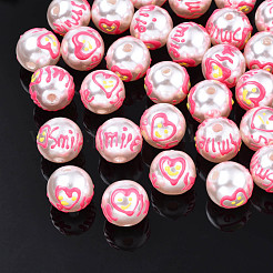ABS Plastic Imitation Pearl Beads&nbsp;KY-N015-107