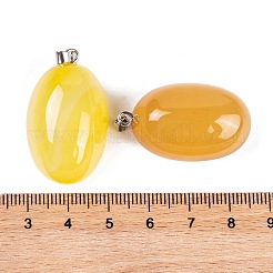 Natural Agate Dyed Pendants&nbsp;G-Q172-07P-03