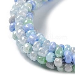 Crochet Glass Beads Braided Stretch Bracelet&nbsp;BJEW-K232-01Q