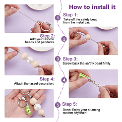 DIY Keychain Making Kits&nbsp;DIY-WA0001-34