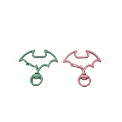 Spray Painted Alloy Swivel Lobster Claw Clasps&nbsp;PW-WG46327-01