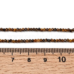 Natural Tiger Eye Beads Strands&nbsp;G-K366-C10-2mm