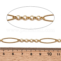 304 Stainless Steel Oval Link Chains&nbsp;CHS-K018-38G