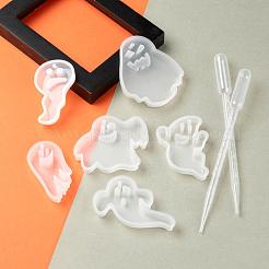 Halloween DIY Ghost Pendant Silicone Statue Molds&nbsp;DIY-LS0001-15