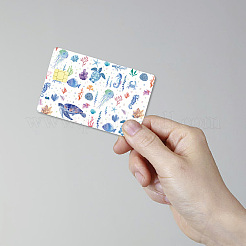 Rectangle PVC Plastic Waterproof Card Stickers&nbsp;DIY-WH0432-234
