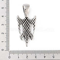 Retro 304 Stainless Steel Big Pendants&nbsp;STAS-I205-11AS