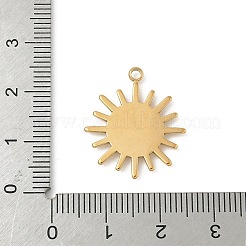 304 Stainless Steel Pendant Cabochon Settings&nbsp;STAS-L293-07G
