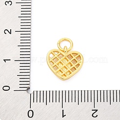 真鍮チャーム  カドミウムフリー＆鉛フリー  ハートと聖母マリア  丸カン付き  16KGP本金メッキ  11x12x2mm  穴：3.5mm&nbsp;KK-D325-54G