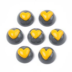 Opaque Resin Enamel Cabochons&nbsp;CRES-N031-014