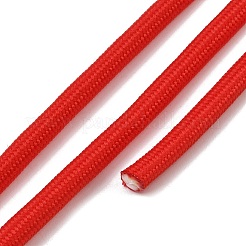 ポリエステル製の丸編みコード  DIYクラフト用  レッド  6mm  約2.19ヤード（2m）/ pc&nbsp;FB-CBA35DC-02D