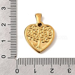 304 Stainless Steel Pendants&nbsp;STAS-B094-28G
