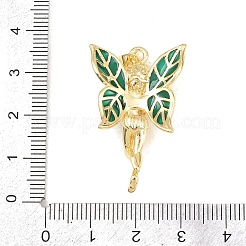 Brass Micro Pave Cubic Zirconia Pendants&nbsp;KK-C162-011A-01