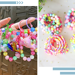 1040Pcs 24 Colors Luminous Acrylic Beads Sets&nbsp;MACR-PA0001-61