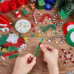 Christmas Themed Acrylic Beads Jewelry Making Finding Kits&nbsp;DIY-PH0030-34