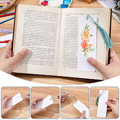 50Sheets Paper Blank Bookmark&nbsp;DIY-SP0007-24