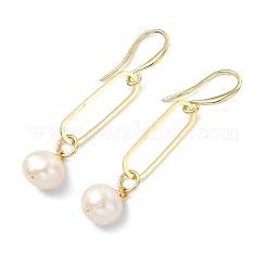 Natural Cultured Freshwater Pearl Dangle Earrings&nbsp;EJEW-JE07217