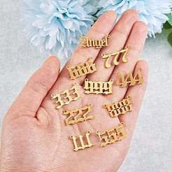 Number Pendant Jewelry Making Findings Kits&nbsp;DIY-SZ0006-37