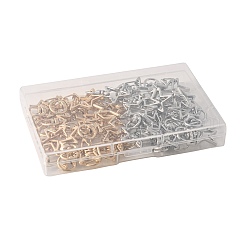 40色の合金製回転スナップフック留め具2個。  ミックスカラー  スター  34.7x23.7x5mm  穴：5.7x9.8mm  20個/カラー&nbsp;FIND-FS0004-73C