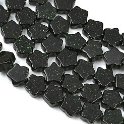 Synthetic Green Goldstone Beads Strands&nbsp;GG-CBA199E-C03-01