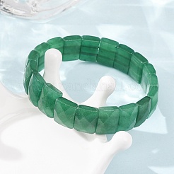 Natural Malaysia Jade Beaded Stretch Bracelets for Unisex&nbsp;G-K303-02E