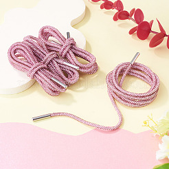 4Pcs Rhinestone Round Cord Shoelace&nbsp;FIND-TA0010-44P-03