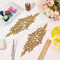 Rhombus Iron on Rhinestone Appliques&nbsp;DIY-WH0304-975A