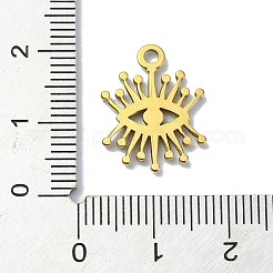Ion Plating(IP) 304 Stainless Steel Pendants&nbsp;X-STAS-B058-17G-02