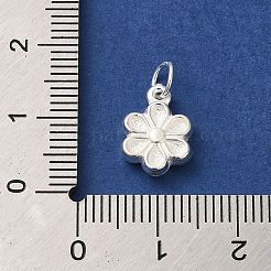 925 Sterling Silver Flower Charms&nbsp;STER-K180-05S